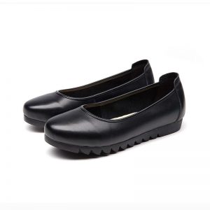 BeauToday Women Flats Office Ladies Shoes Nappa Genuine Cow Leather Slip On Style Top Brand Boat Shoes Handmade 15008